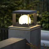 Carvallo - Solcellsdriven utomhusvägg- och golvlampa med modern design Carvallo