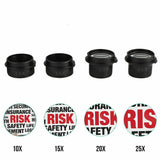 Huvudband Huvudförstorare 8 Linser LED Ljus Juvelerare Glasögon Carvallo