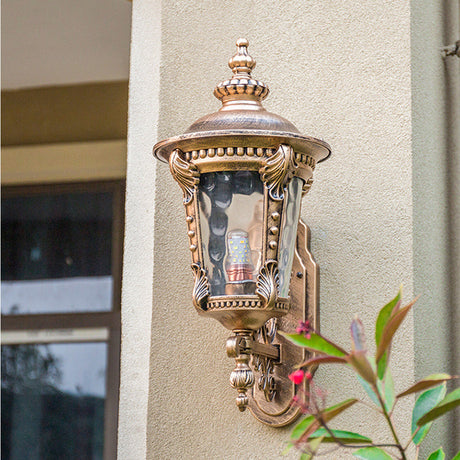 Utomhus Vintage Glas Vägglampa Carvallo