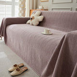 Hållbar husdjursvänlig herringbone sofföverdrag - Modern, stiligt och hållbart soffskydd Carvallo