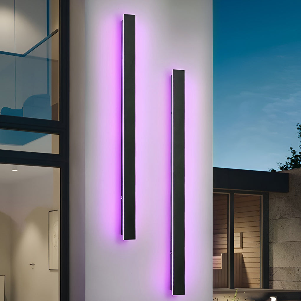 Utomhus Vägglampa Modern Svart LED Vägglampor Carvallo