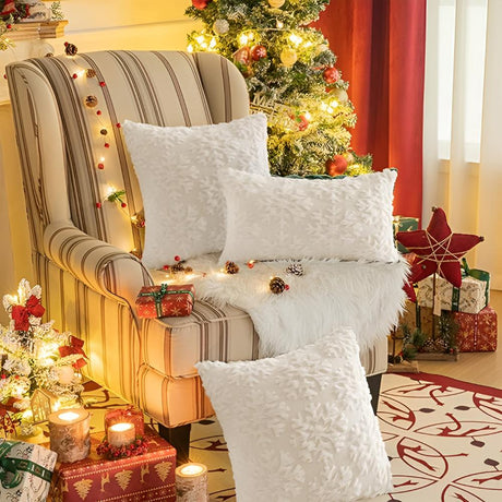 Snöflingor Lycka Kuddeöverdrag Carvallo