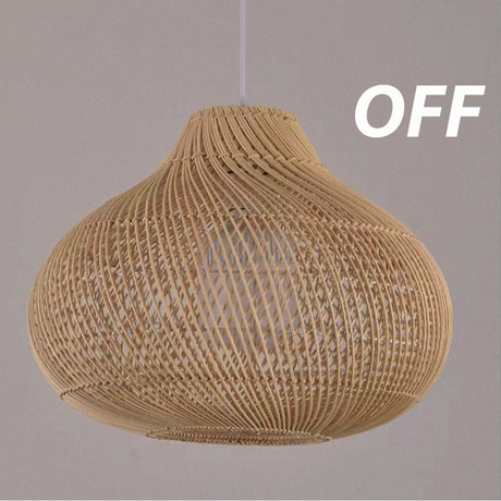 Boho Naturlig Handgjord Ö-lampa Carvallo