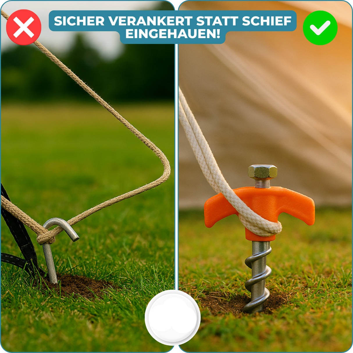 Carvallo | DrillPeg – förankra tält säkert på några sekunder Carvallo