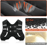 Justerbar viktväst med reflekterande ränder Carvallo