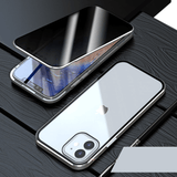 Anti-Spaning Magnetisk Telefonväska-Phone Accessories-Hemnix-Silver-För iPhone 12-Hemnix