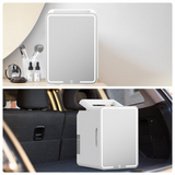 Mini Kylskåp Spegeldörr Portabel 12L Kylare Carvallo