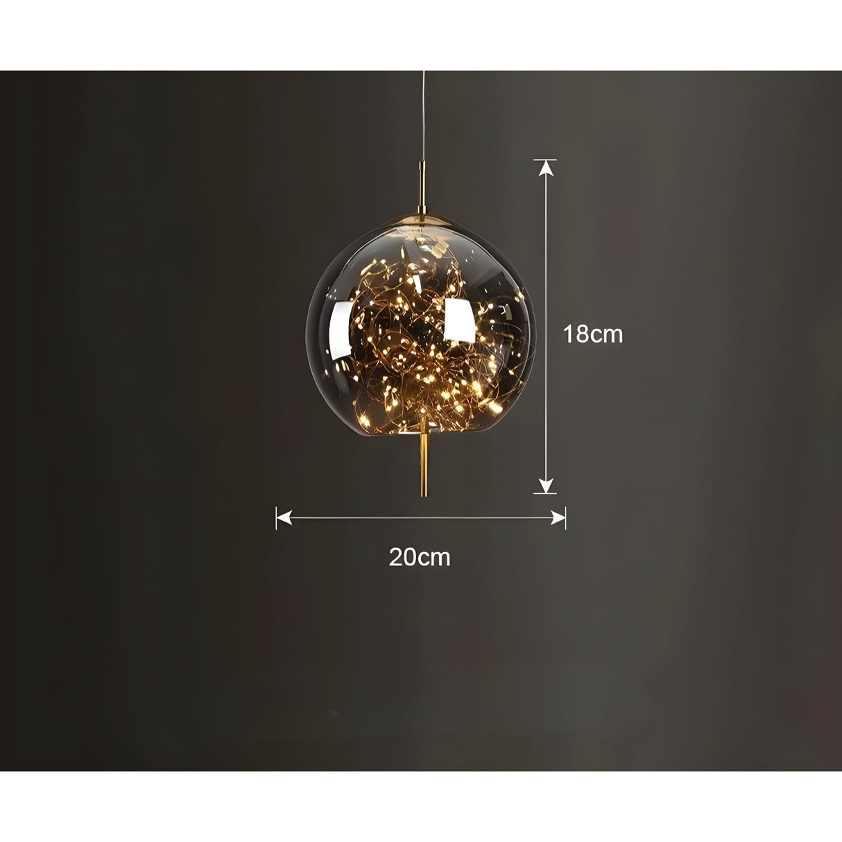 CrystalBeam Light - Modern LED Hänglampa Stjärnor Carvallo