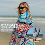 Mikrofiberstrandlakan – Mjukt, iögonfallande, stor passform MILA Sverige