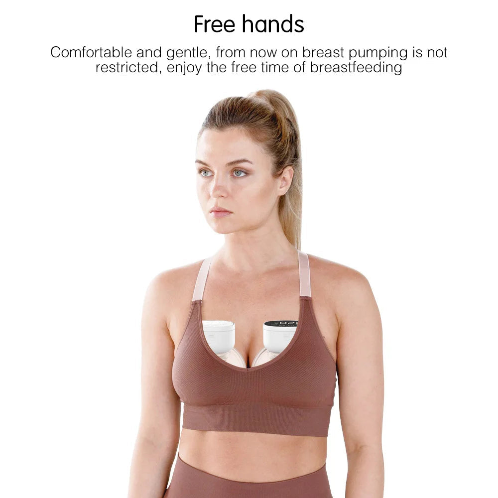 Bärbar elektrisk bröstpump med 180ML kapacitet Carvallo