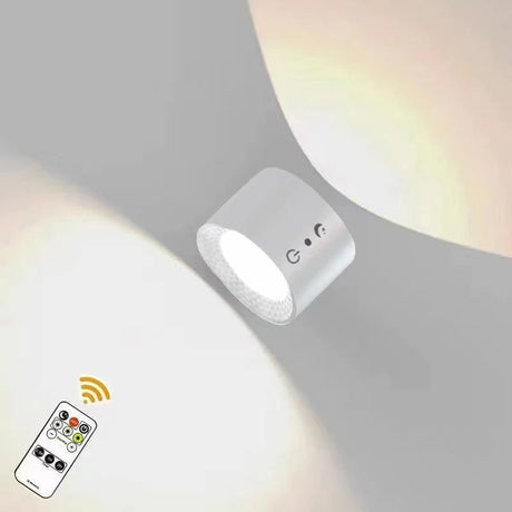 Uppladdningsbar 360° Rotationsbar Magnetisk LED Vägglampa – Justerbar Trådlös Nattlampa Carvallo