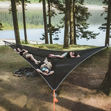 Flera-personers-hängmatta – Bekväm och stabil | Perfekt för trädgård & camping Carvallo