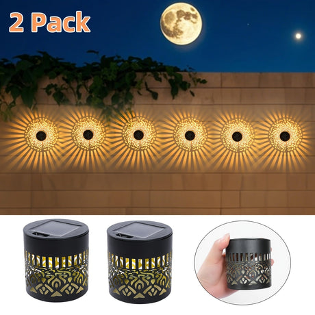 SolarGlow Duo Utomhusväggbelysning – Eleganta och Väderbeständiga Carvallo