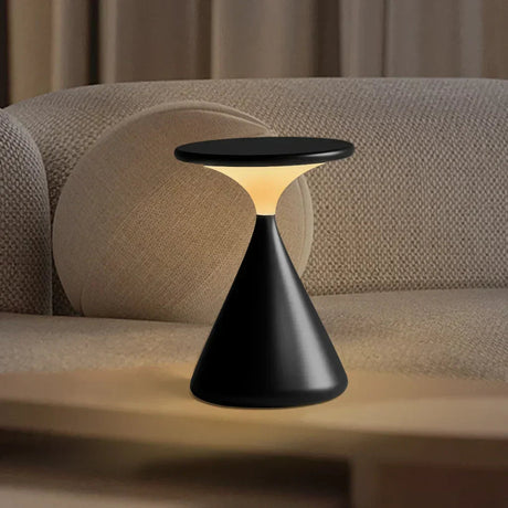 Uppladdningsbar LED-bordslampa | 100h driftstid | Varm vitt ljus | Minimalistisk & Touch-dimbar Carvallo