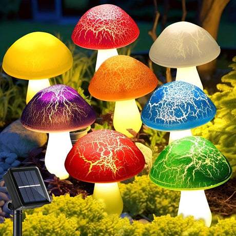 SolarMushroom Lampa - Hållbar Solenergi-Mushroom Utomhus Landskapslampa Carvallo