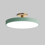 Modern Flush Mount Ceiling Light | 5.9×11.8–23.6 in | LED Rund Armatur | Hårdvara + Akryl | Brick by Brick Carvallo