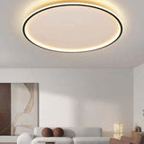 Ultra-tunn modern taklampa | Flush Mount LED för låga tak | Rund & dimbar Carvallo