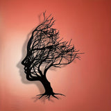 Boomtak Kvinna Ansiktsdekoration - Elegans och Konst i Ditt Hem Carvallo