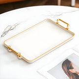 Elegant lyxförvaringsbricka för att organisera hemmet nödvändigheter Carvallo