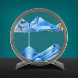 SandFlow - LED Sandkonst Bordslampa med Rörliga Sandpatroner för Avkoppling Carvallo