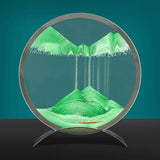 SandFlow - LED Sandkonst Bordslampa med Rörliga Sandpatroner för Avkoppling Carvallo