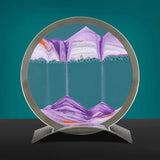 SandFlow - LED Sandkonst Bordslampa med Rörliga Sandpatroner för Avkoppling Carvallo