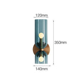 Vägglampa Modern Glas Mässing Väggsconces Carvallo