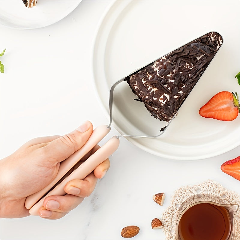 Kakform i rostfritt stål - Triangulärt blad för rena, jämna kakskivor MILA Sverige