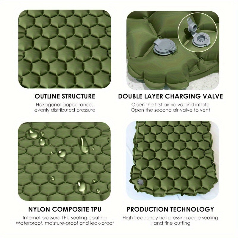 Carvallo Aerovent Trail | Uppblåsbar & Ultralätt | 192 × 58 × 6 cm | Med cellstruktur & TPU-beläggning Carvallo