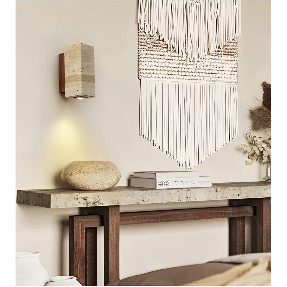 LED MarbleScape - Wabi Sabi LED-vägglampa med japansk design Carvallo