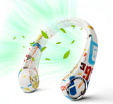 Bärbar nackfläkt - 360° bladlös kylning med USB-laddningsbart batteri MILA Sverige