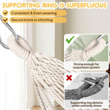 Resehängmatta – slitstark bomullscanvas för trädgårds- och campingnöje MILA Sverige