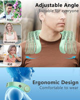 Kylande halsfläkt - Uppladdningsbar bladlös bärbar AC med kallt luftflöde MILA Sverige