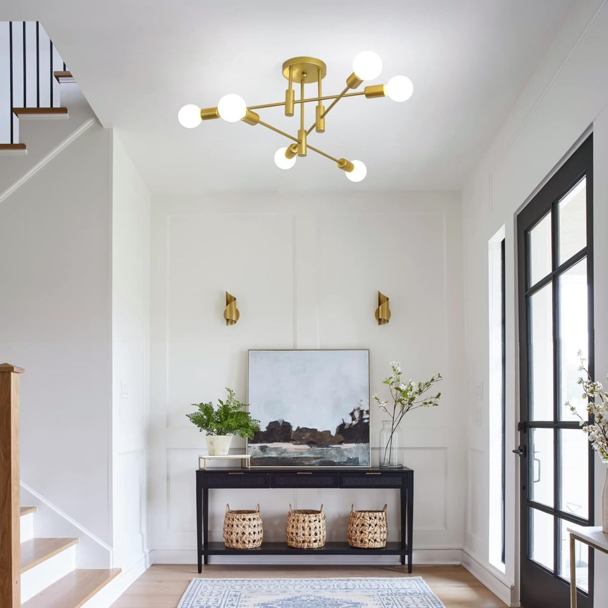 Modern taklampa | Skandinavisk stil | Multiljuskälla | Minimalistisk metallarmatur | Brick by Brick Carvallo