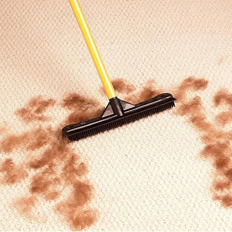 Carvallo djurhårborttagningsborste | Mångsidig & klöstrfri | 100% naturgummi Carvallo