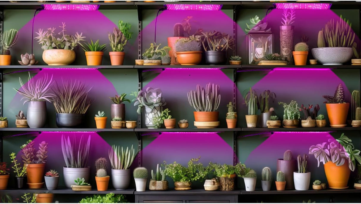 LED Quantum Växtbelysning Panel för tillväxt och färgfrämjande – Med justerbart ljusläge Carvallo