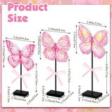 Rustikt träbordsdekorationsset med solrosor och fjärilar – Perfekt för vår- och sommardekorationer MILA Sverige