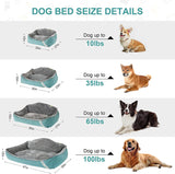 Pawelux All-Season Hypoallergenic Thick Dog Bed - Mjuk, Varm & Maskintvättbar Carvallo