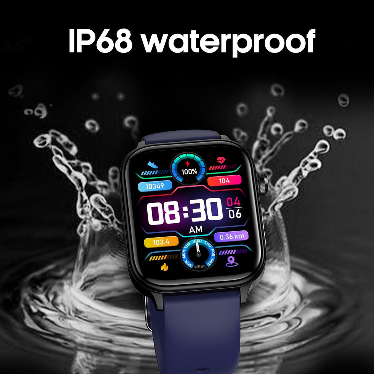 Indestructible Smart Watch för Fitness Spårning Carvallo