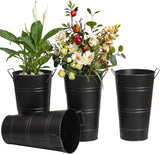 Retro Eisen-Blomkruka med handtag – Dekorativ metallblomkruka för hemmet Carvallo