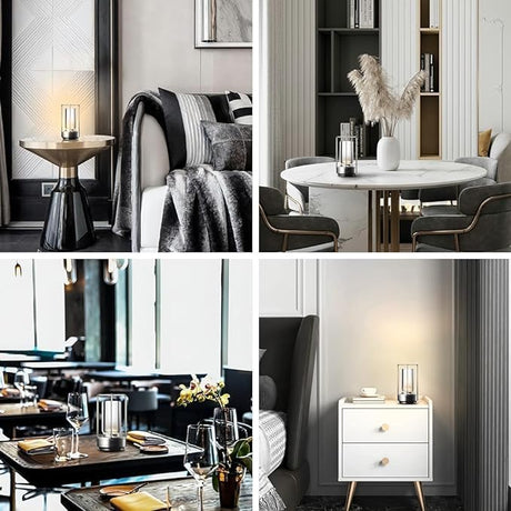 Retro Metall Bordslampa Carvallo