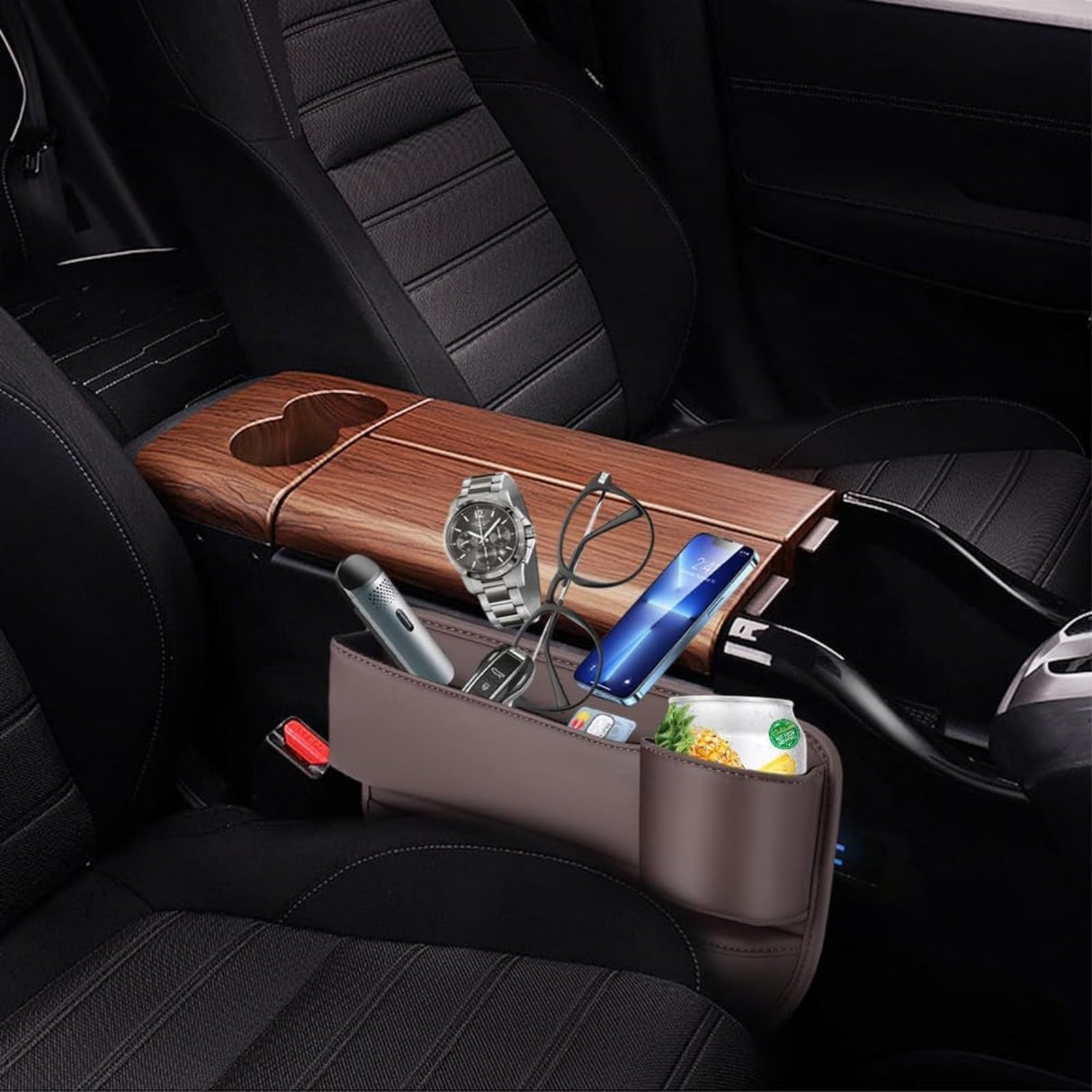 Bilstolssömsfyllare och organisatör för förare och passagerare 2-pack Carvallo