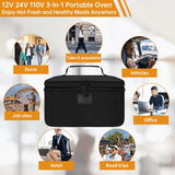 Portabel Matvärmare Lunchlåda – Elektrisk Värmekontainer för Måltider På Språng Carvallo