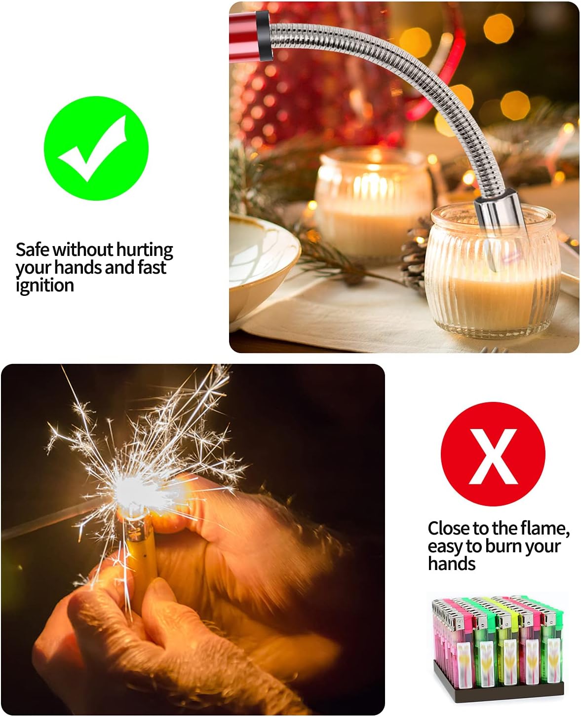 Elektrisk USB-tändare med flexibel nacke Carvallo