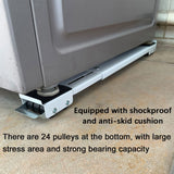 Royallure Tunga-Duty Justerbar Apparatrulle för Smidig Rörlighet och Lätt Transport - 2Pcs Carvallo