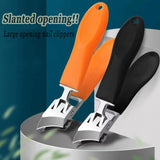 RoyaleGlow Bred Käft Nagelklippare med Anti-Splash Design Carvallo