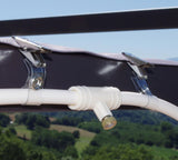 Sprinklersystem – Vattenslang med sprutmunstycken för svalkande uppfriskning i trädgården Carvallo