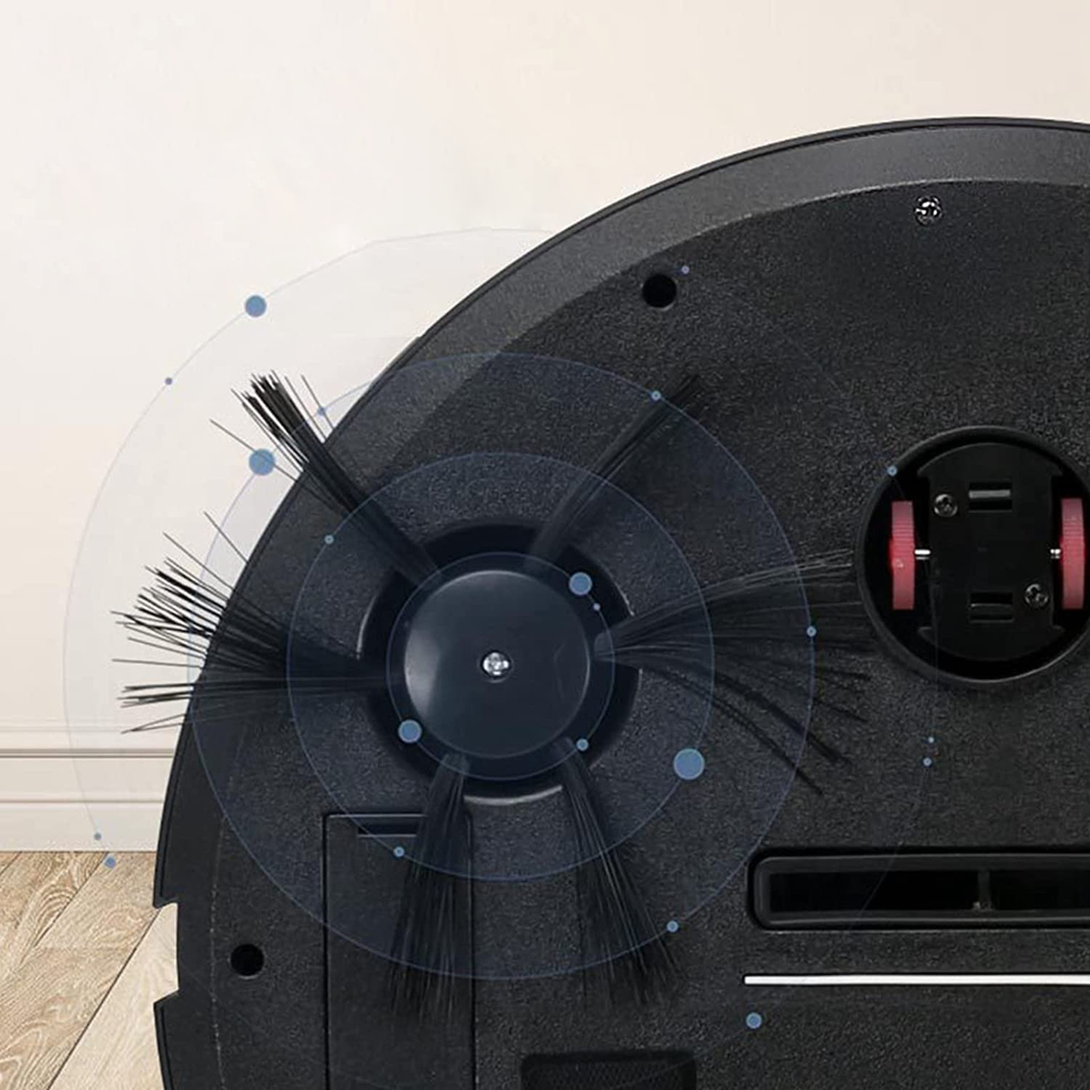 Carvallo S6 Robot Vacuum Cleaner | Compact & Intelligent | For Pet Hair, Hard Floors & Carpets | 2h Runtime Carvallo