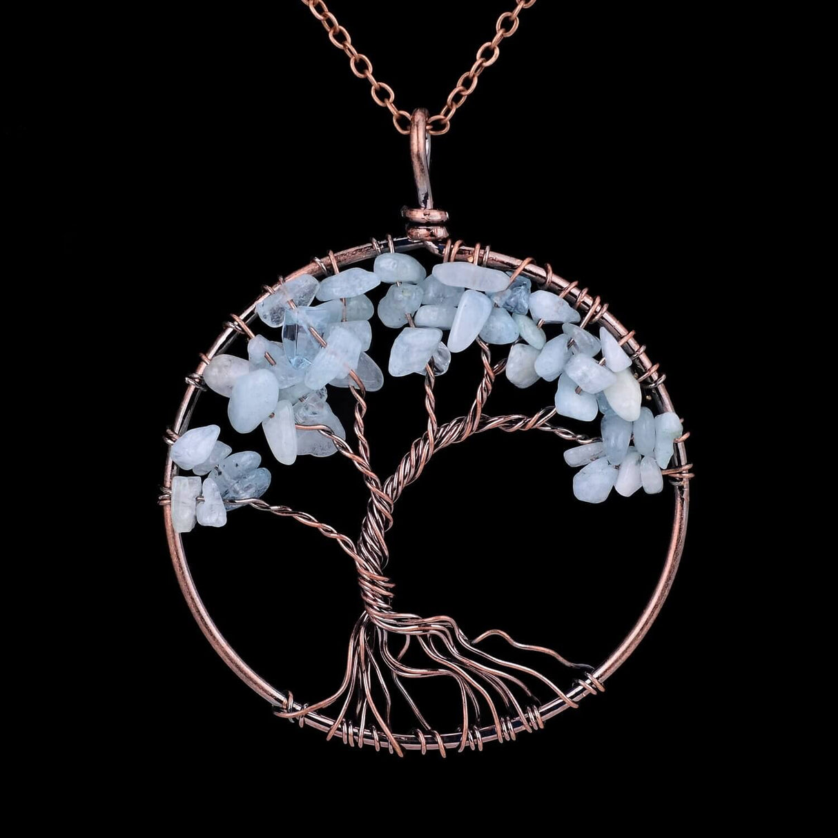 Livets träd hängsmycke-Jewelry for women-Bellasverige-Akvamarin-Hemnix