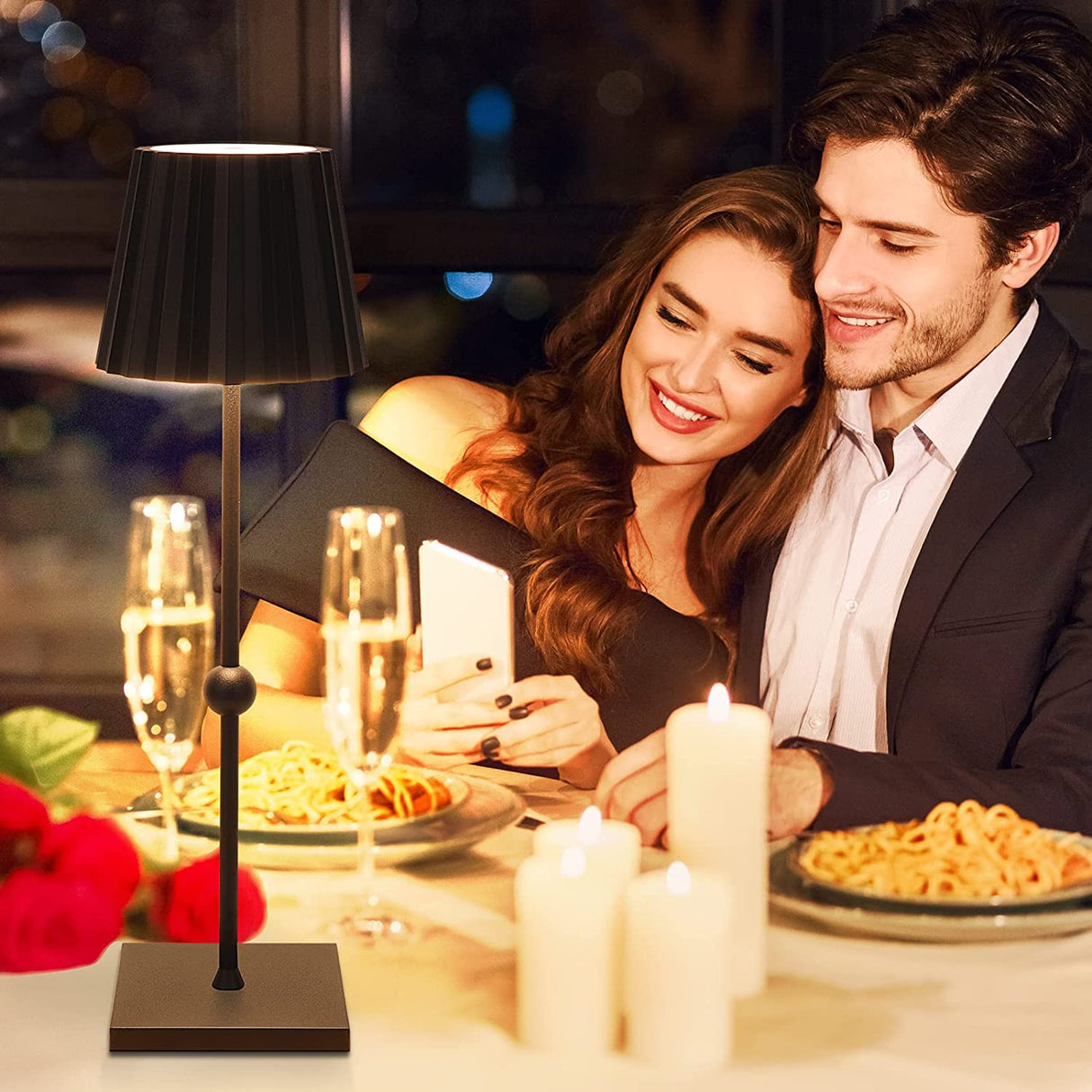 Trådlampa med Steglös Dimbara LED-lampor Carvallo